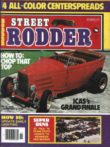 STREET RODDER 1979 NOV - CHOP THAT TOP, ST. GEORGE '39, BLUE '32, DURHAM DANDY